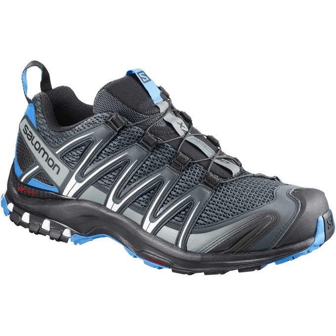 Salomon Israel XA PRO 3D - Mens Trail Running Shoes - Silver/Black (JPUM-57462)